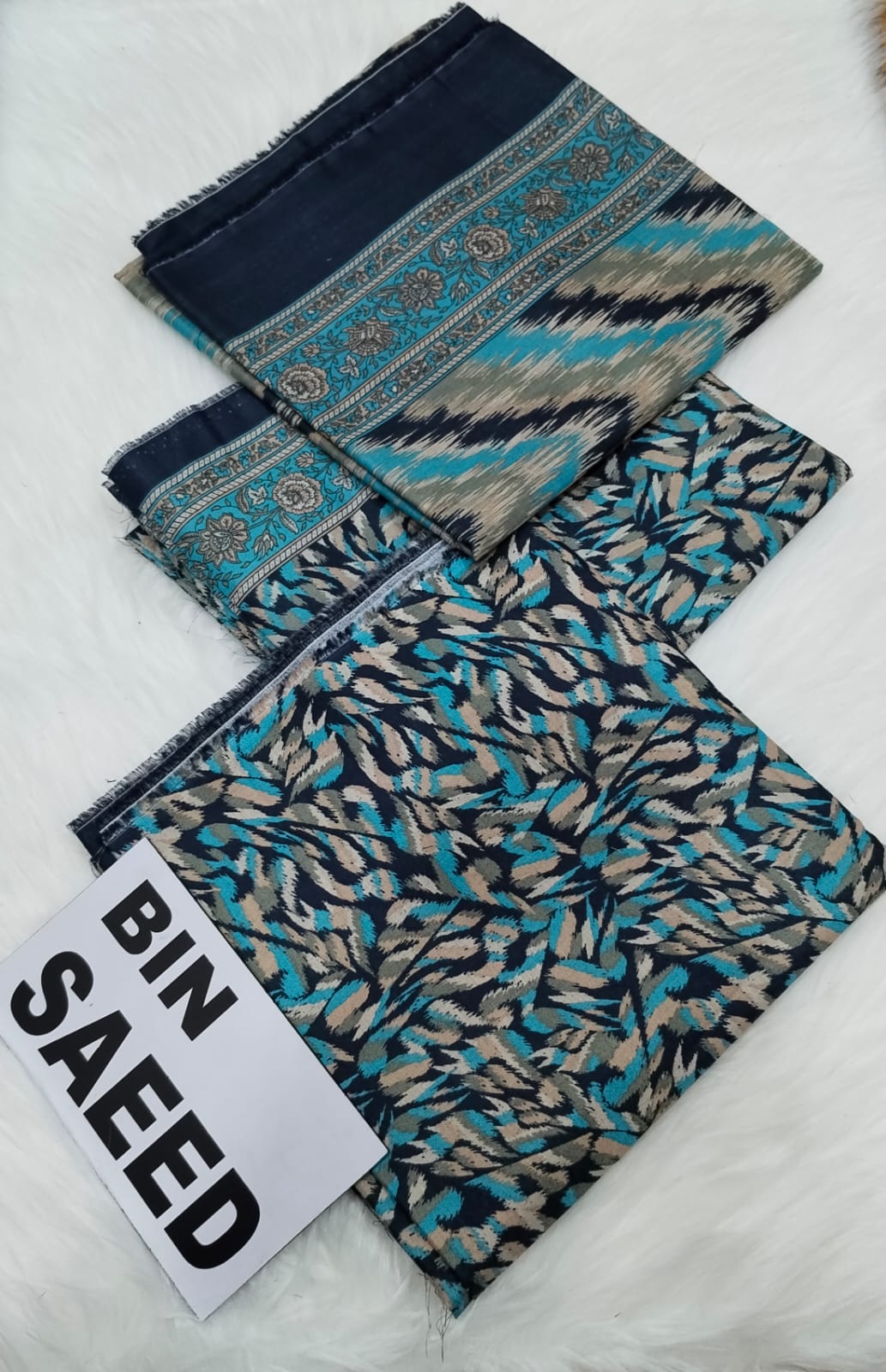 Bin Saeed |3PC Lawn Suit |BS003